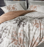 Cottonbox Saten  Blatt Gri Луксозно спално бельо – 6 части – за спалня - Image 2
