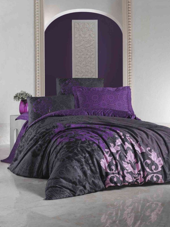 Cottonbox Saten  Murdum“ Луксозно спално бельо – 6 части – за спалня - Image 1