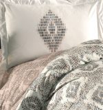 „Hobby Poplin Retro Kahve“ Спално бельо – 4 части – за спалня - Image 2