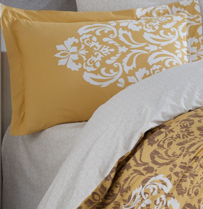 „Hobby Poplin Serenity Gold“ Спално бельо – 4 части – за спалня - Image 2