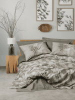 „Грийн Фронд“  Coton Box - Спален комплект Памук Ранфорс – 3 части – за единично легло