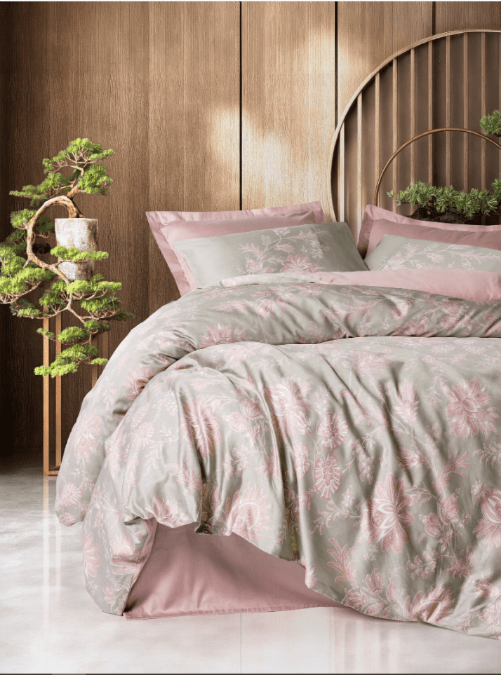 1 Спално бельо „Betula-Pudra“ Cotton box -6 части - Image 1