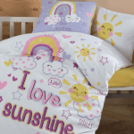 „Sunshine Love“ Детски спален комплект Clasy Памук Ранфорс – 4 части – за бебешко легло - Image 2