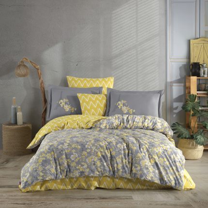 „Hobby Poplin Alanza Sunlight““ Спално бельо – 4 части – за спалня