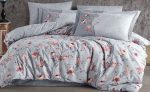 „Hobby Poplin Benita Gri“ Спално бельо – 4 части – за спалня - Image 2