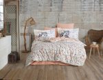 „Hobby Poplin Fiesta Somon“ Спално бельо – 4 части – за спалня