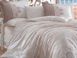 „Hobby Poplin Irene Bej“ Спално бельо – 4 части – за спалня - Image 2