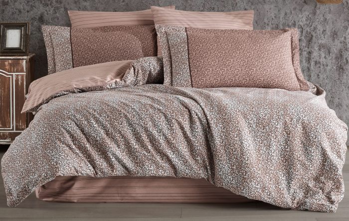 „Hobby Poplin Silvana Kahve“ Спално бельо – 4 части – за спалня - Image 2