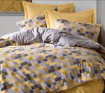 Спално бельо „Elon Yellow“ Cotton Box – 4 части – Памук Ранфорс - Image 2