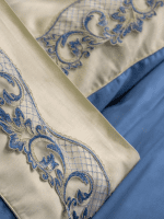 Спално бельо „Amaya Beige“ Cotton box -6 части - Image 2