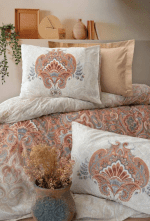 Спално бельо „Loreta Beige“ Cotton Box – 4 части – Памук Ранфорс - Image 2