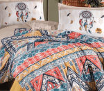 „Boho Chic“ Спален комплект Clasy Памук Ранфорс – 4 части – за спалня - Image 2