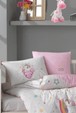 „Unicorn Dreams“ Детски спален комплект Clasy Памук Ранфорс – 4 части – за детско легло - Image 2