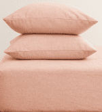 „Розов Пастел“ Долен чаршаф с ластик + 2 калъфки – Памук Ранфорс – за легло 180x200 см - Image 2