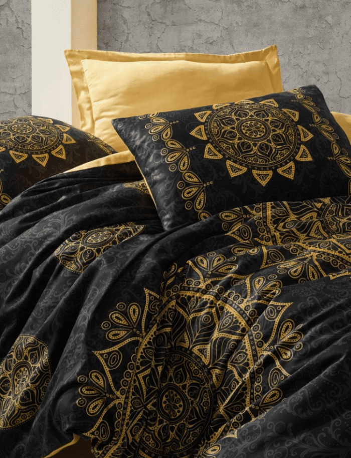 Cotton box „Imperial Black & Gold“ Спално бельо – 6 части – за спалня - Image 2
