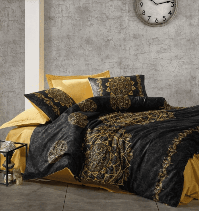 Cotton box „Imperial Black & Gold“ Спално бельо – 6 части – за спалня - Image 1