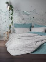 Спално бельо „June Mint“  Cotton Box - 5 части - за спалня