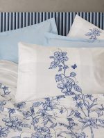 Спално бельо „Linora Blue"  Cotton Box - 5 части - за спалня - Image 2