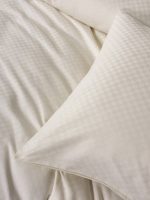 „Plaid Krem“  спален комплект Памук Ранфорс – 3 части – за единично легло - Image 2