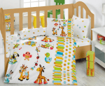 „Playground“ бебешко спално бельо – Памук Ранфорс – 4 части