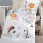 „Sweet Zoo“ бебешко спално бельо – Памук Ранфорс – 4 части - Image 2