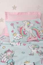 „Twinka Pink“ Детски спален комплект Памук Ранфорс – 3 части – за единично легло - Image 3