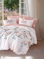 Спално бельо  „Verna“  Family - Памук Сатен -7 части – с 2 единични плика-Cotton box