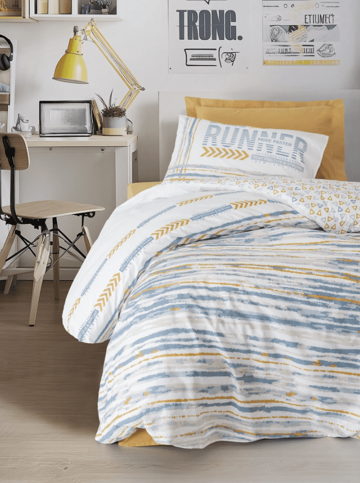 dashon1 „Dashon“  спален комплект Памук Ранфорс – 3 части – за единично легло - Image 1