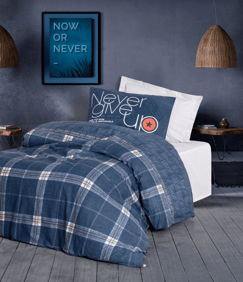 given1 „Given“ спален комплект Памук Ранфорс – 3 части – за единично легло - Image 1