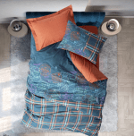 „Pleds Travel“ спален комплект Памук Ранфорс – 3 части – за единично легло