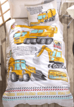 „Track“  - Детски спален комплект – 100% Памук Ранфорс – 3 части – Единично легло - Image 2