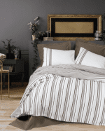 „Swell Coffee“ спален комплект Памук Ранфорс – 3 части – за единично легло