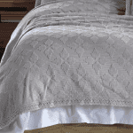 „Сива Елегантност“ Памучно покривало с две калъфки – 230x250 см - Image 2