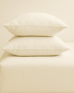 „Слонова кост“ Долен чаршаф с ластик + 2 калъфки – Памук Ранфорс – за легло 200x200 см - Image 2