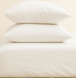 „Бял“ Долен чаршаф с ластик + 2 калъфки – Памук Ранфорс – за легло 180x200 см - Image 2