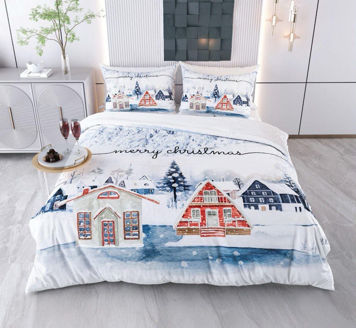 26 „Christmas Village“ Спален комплект – 6 части – за двойно легло - Image 1