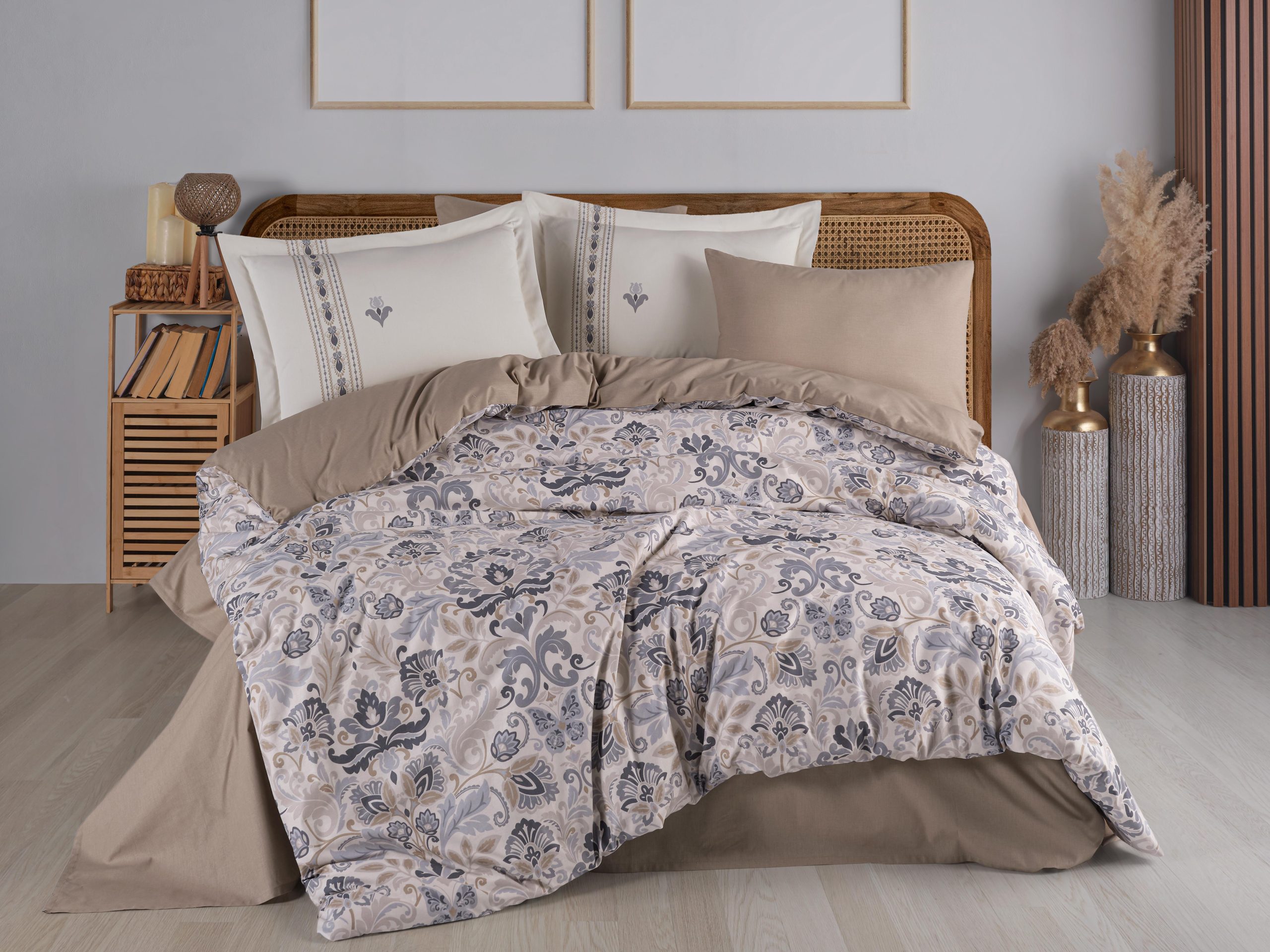 Anabel - Gri Спално бельо - Hobby „Anabel Gri“ - 4 части - Image 1