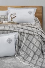 „Carelia Gray“ комплект Перкал с покривало Муселин – 6части - Image 2