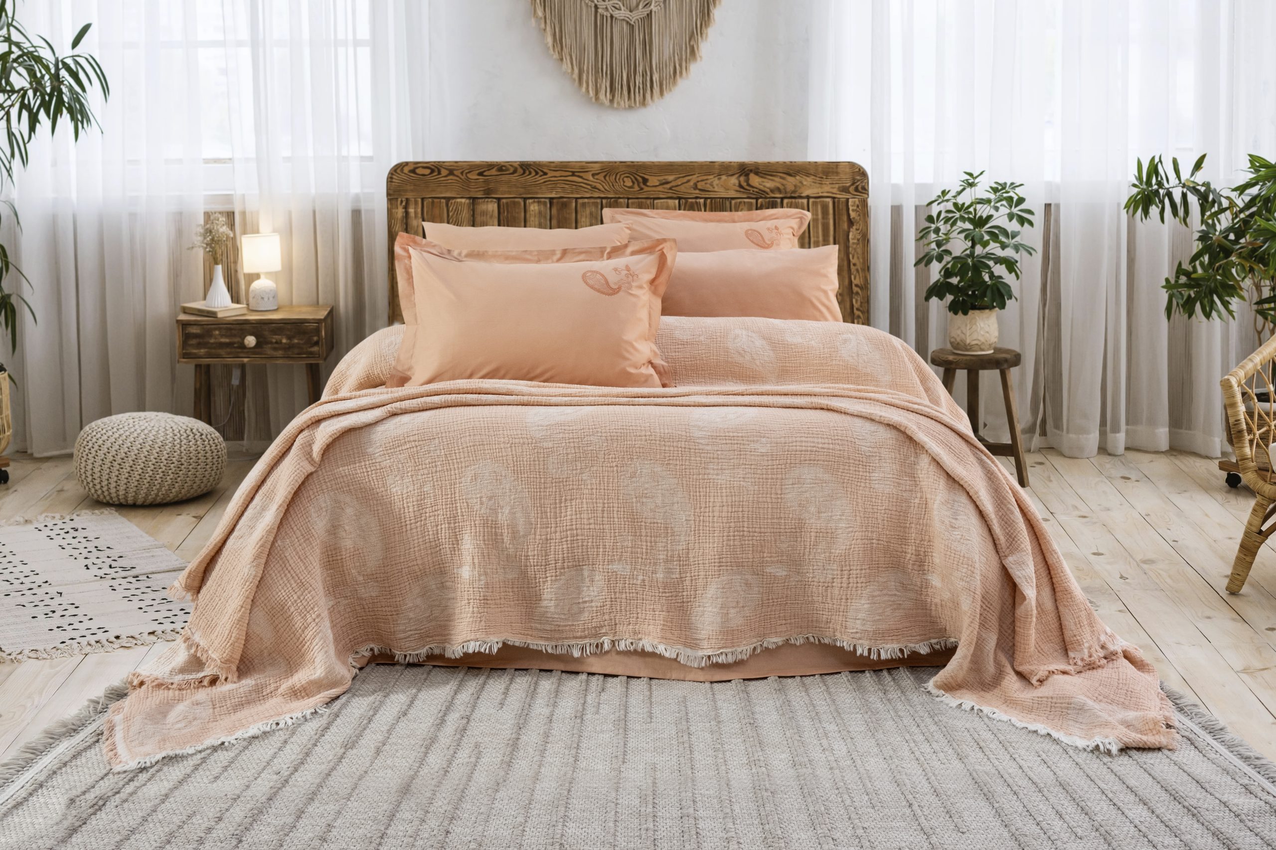 _DSF9146 copy „Edna Somon“ комплект Перкал с покривало Муселин – 6части - Image 1