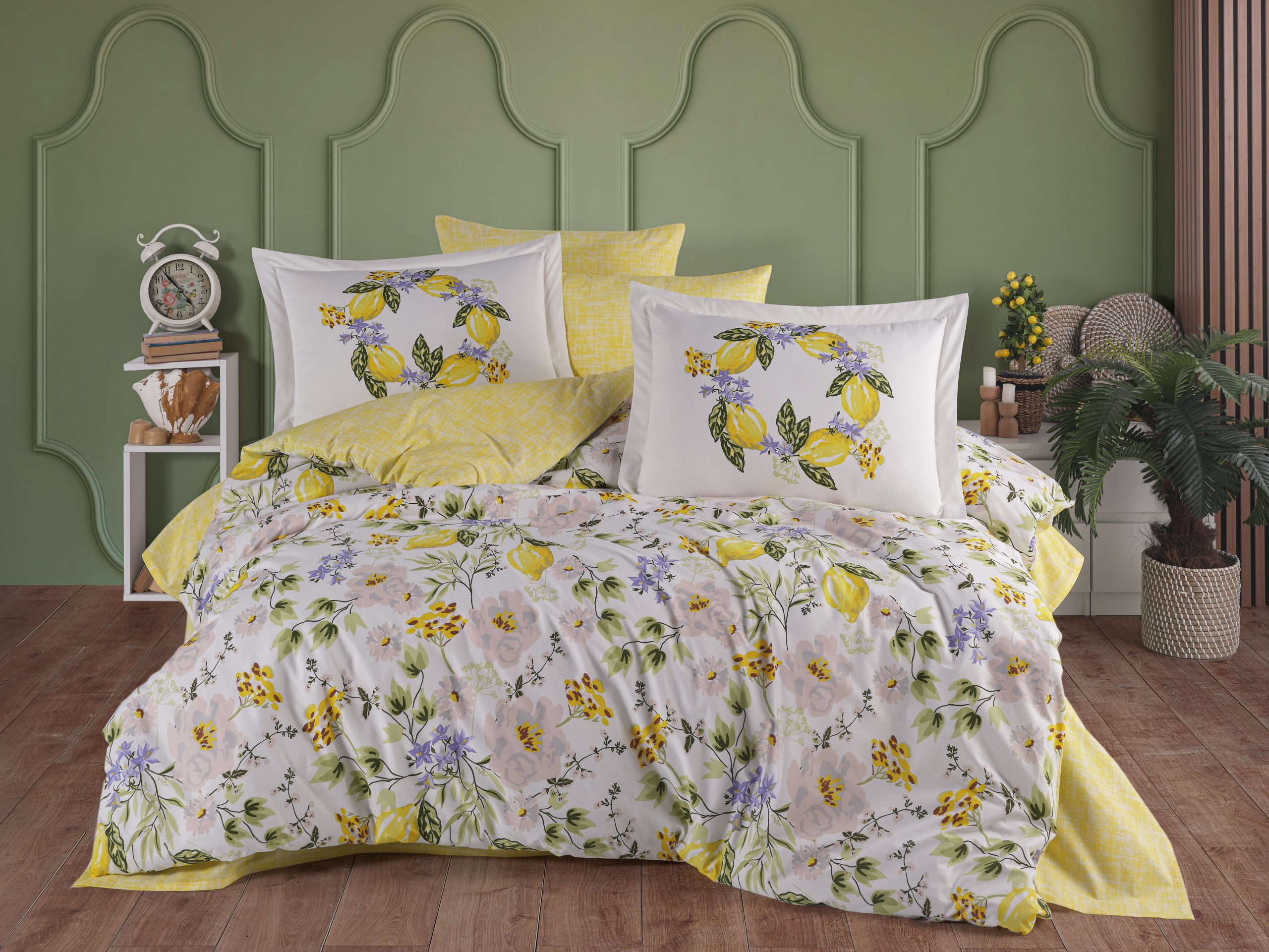 Lemonty - Sarı Спално бельо - Hobby „Lemonty - Sarı“ - 4 части - Image 1