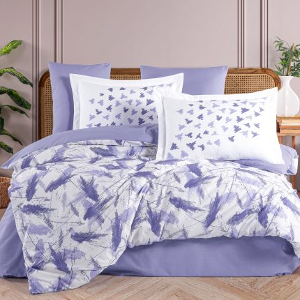 Спално бельо - Hobby „Silva - Lila“ - 4 части