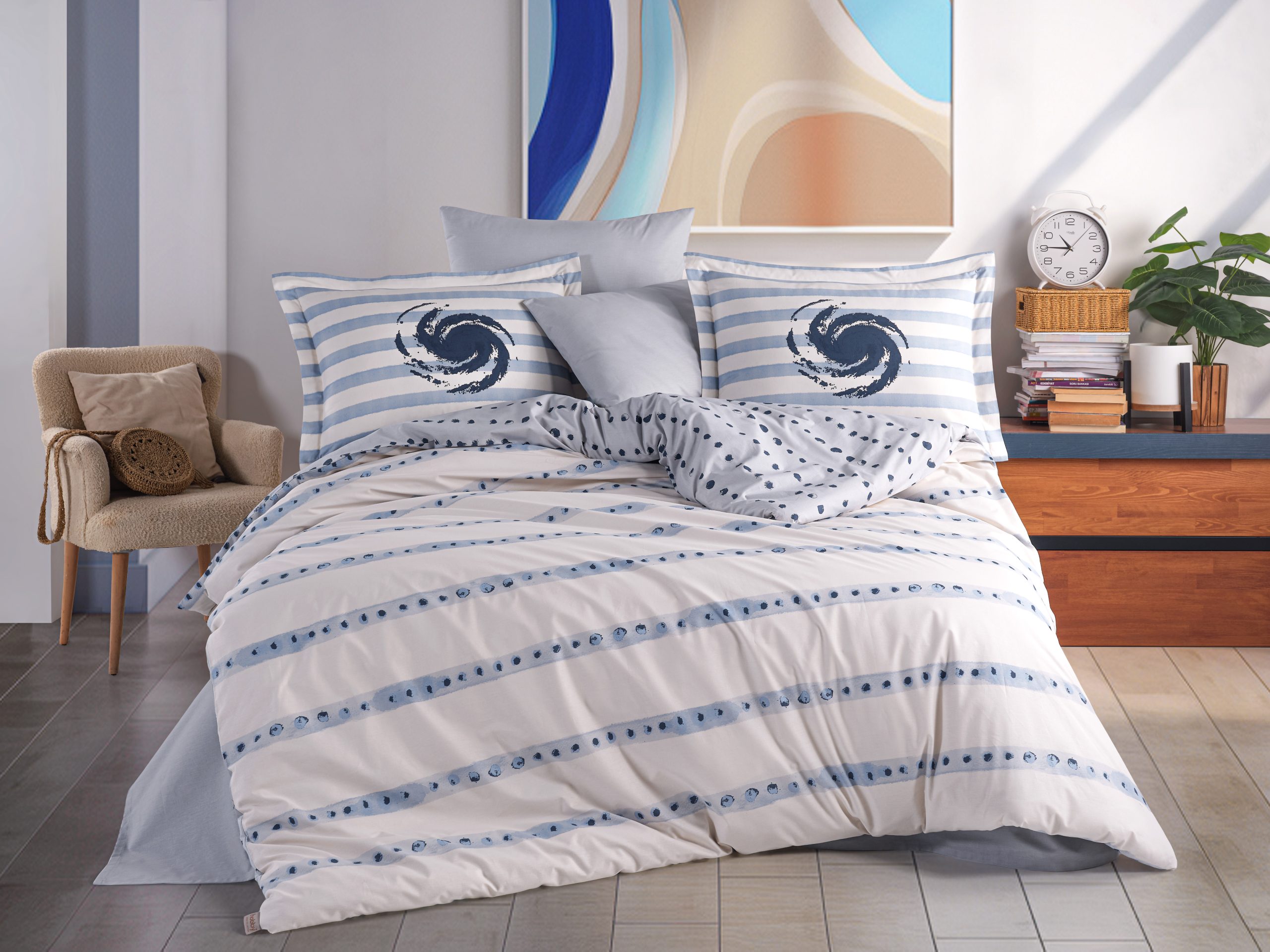 Squall - Deniz Спално бельо - Hobby „Squall Deniz“ - 4 части - Image 1