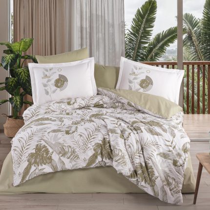 Спално бельо - Hobby „Tiffany – Yeşil“ - 4 части