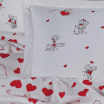 Спално бельо - Hobby „Venus – Kırmızı“ - 4 части - Image 2