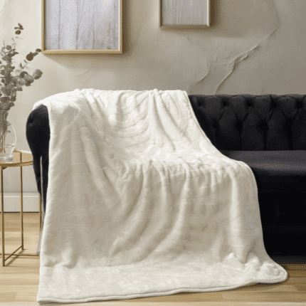 „Emboss Krem“ Луксозно одеяло Cotton Box – 220×240 см