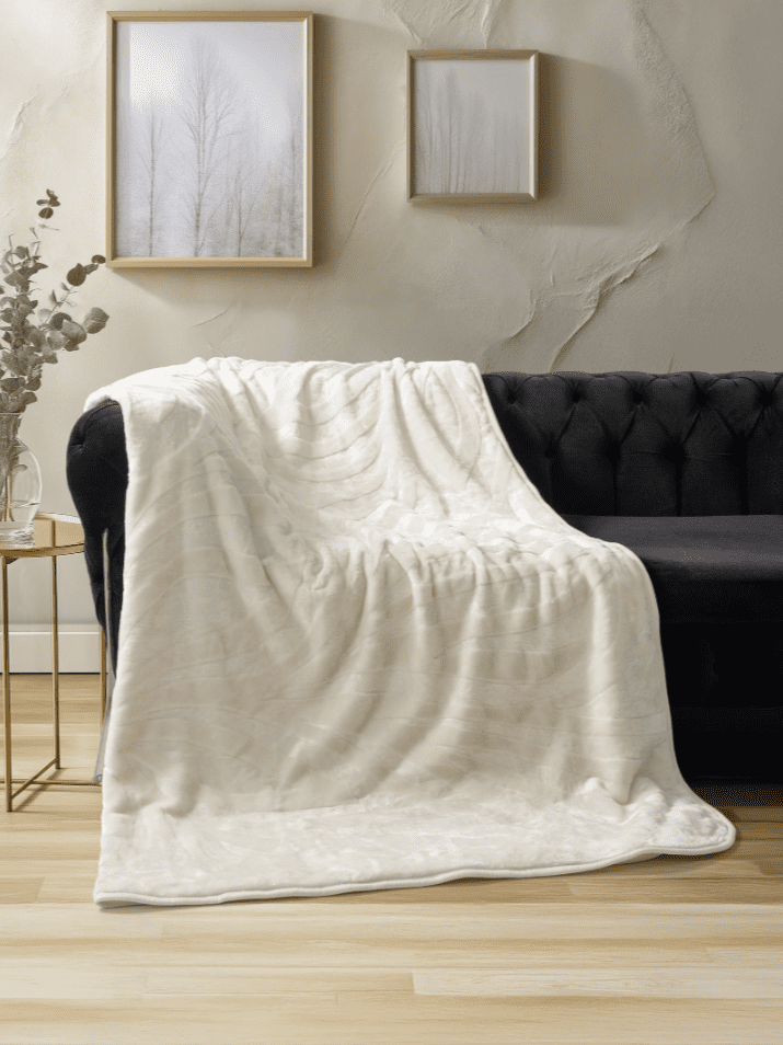 emboss Krem1 „Emboss Krem“ Луксозно одеяло Cotton Box – 220×240 см - Image 1