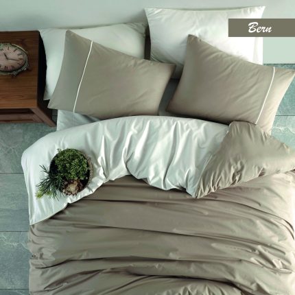 Majoli - Bern - 5 части спално бельо с 2 единични плика