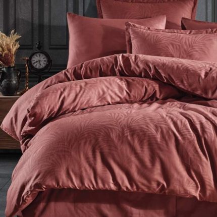 Спално бельо - Clasy - Сатен Жакард „Arata Kiremit“ - 6 части – за спалня