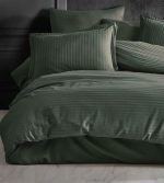 Спално бельо - Clasy - Памучен Сатен  „Haki“ - 6 части – за спалня - Image 2
