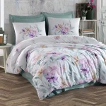 Спално бельо - Altınbaşak „Cozy-Mint“ - 4 части – Памук Ранфорс